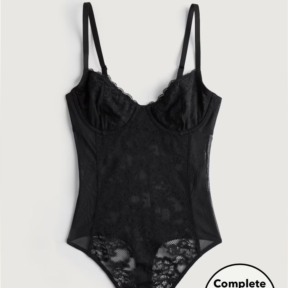 Gilly Hicks Lace Cutout Bodysuit